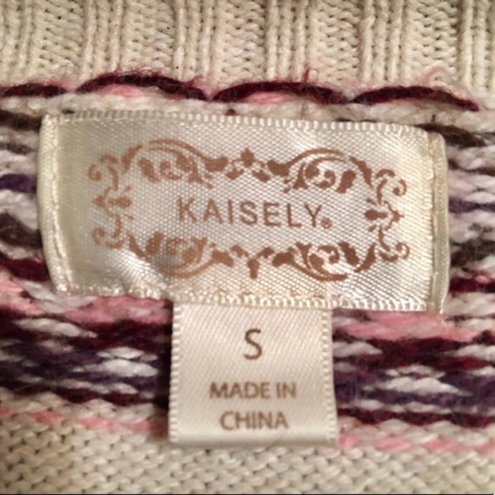 Kohl’s Knitted Patterned Sweater - image 7